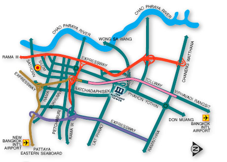 Bangkok Map